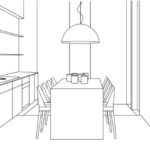 kjøkkendesign med spiseplass